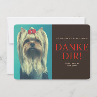 Yorkshire Terrier サンキューカード