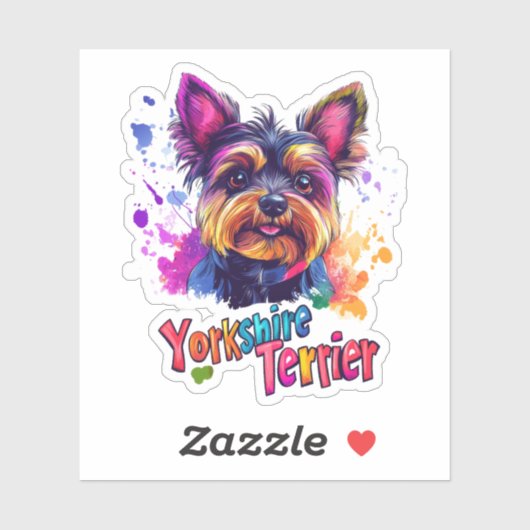 Yorkshire Terrier シール (シート)