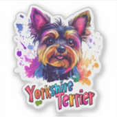 Yorkshire Terrier シール (正面)