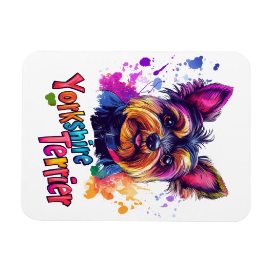 Yorkshire Terrier マグネット (横)