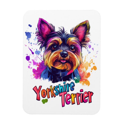 Yorkshire Terrier マグネット (縦)