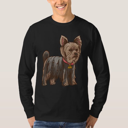 Yorkshire Terrier – 犬の識別 – 犬の愛 Tシャツ (正面)