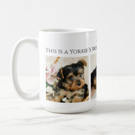 Yorkshire Terrier 3フォトコラージュ コーヒーマグカップ