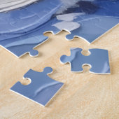 Yorkshire Terrier Christmas Boat Holiday ジグソーパズル (側面)