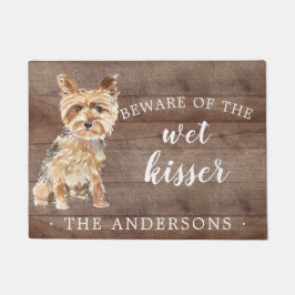 Yorkshire Terrier.Dog パーソナライズされた Door Mat ドアマット