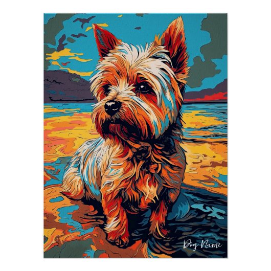 Yorkshire Terrier Dog 001 - Bruno Pokopen ポスター (正面)