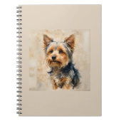 Yorkshire Terrier Dog Art Design  ノートブック (正面)