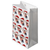 Yorkshire Terrier Dog Breed Christmas Stars スモールペーパーバッグ (正面アングル)