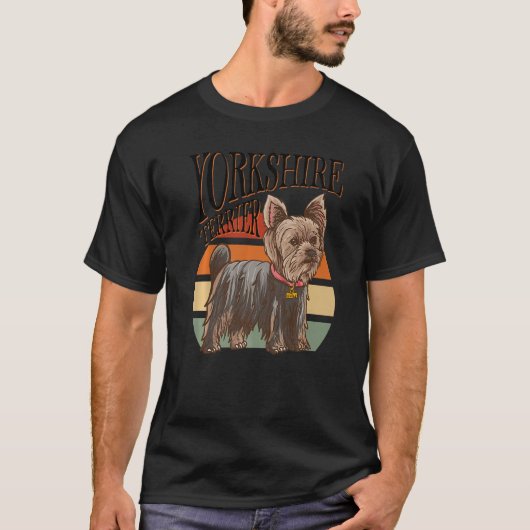 Yorkshire Terrier - Dog Identification - Dogs Love Tシャツ (正面)