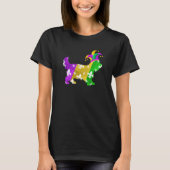 Yorkshire Terrier Dog Mardi Gras Carnivals Funny P Tシャツ (正面)