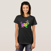 Yorkshire Terrier Dog Mardi Gras Carnivals Funny P Tシャツ (正面フル)