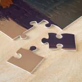 Yorkshire Terrier Dog Pet Painting ジグソーパズル (側面)