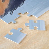 Yorkshire Terrier Dog Portrait Painting ジグソーパズル (側面)