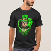 Yorkshire Terrier Dog St Patricks Day Lover Irish  Tシャツ (正面)