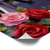 Yorkshire Terrier Dog Valentine's Day ポスター (コーナー)