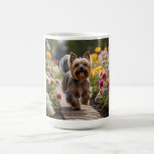 Yorkshire Terrier Elegant Coffee Mug コーヒーマグカップ (中央)