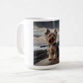 Yorkshire Terrier Elegant Coffee Mug コーヒーマグカップ (正面左)