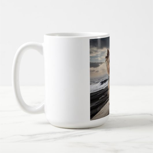 Yorkshire Terrier Elegant Coffee Mug コーヒーマグカップ (左)