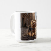 Yorkshire Terrier Elegant Coffee Mug コーヒーマグカップ (正面左)