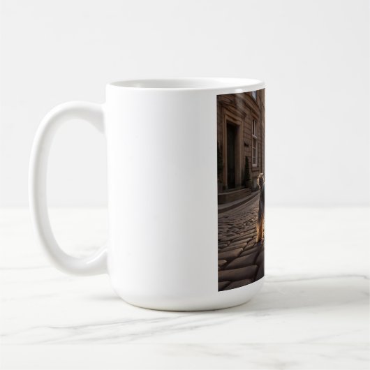 Yorkshire Terrier Elegant Coffee Mug コーヒーマグカップ (左)