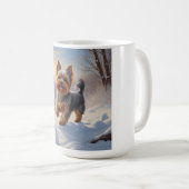 Yorkshire Terrier Elegant Coffee Mug コーヒーマグカップ (正面右)