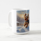 Yorkshire Terrier Elegant Coffee Mug コーヒーマグカップ (正面左)