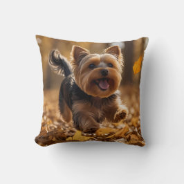 Yorkshire Terrier Elegant Throw Pillow クッション