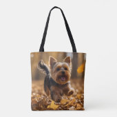Yorkshire Terrier Elegant Tote Bag トートバッグ (裏面)