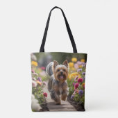 Yorkshire Terrier Elegant Tote Bag トートバッグ (裏面)