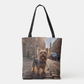 Yorkshire Terrier Elegant Tote Bag トートバッグ (裏面)