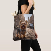 Yorkshire Terrier Elegant Tote Bag トートバッグ (クローズアップ)