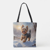Yorkshire Terrier Elegant Tote Bag トートバッグ (裏面)
