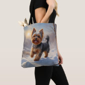 Yorkshire Terrier Elegant Tote Bag トートバッグ (クローズアップ)