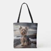 Yorkshire Terrier Elegant Tote Bag トートバッグ (裏面)