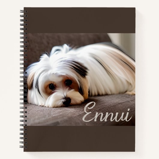 Yorkshire Terrier, Experience Ennui Journal ノートブック (正面)