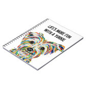 Yorkshire Terrier Notebook 6.5インチx 8.75インチ ノートブック (左側)
