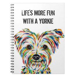 Yorkshire Terrier Notebook 6.5インチx 8.75インチ ノートブック
