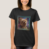 Yorkshire Terrier Space Tシャツ (正面)