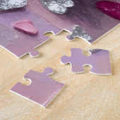 Yorkshire Terrier Valentine's Day Glittering Heart ジグソーパズル (側面)