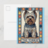 yorkshire terrier yorkie シーズンポストカード (正面/裏面)