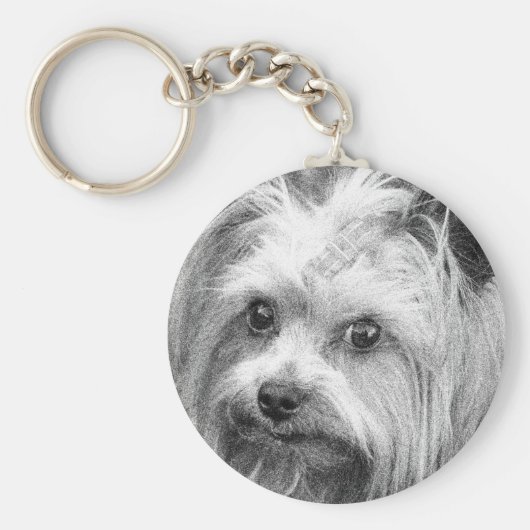 Yorkshire Terrier Yorkie Favourite Breed キーホルダー (正面)
