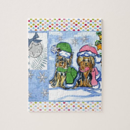 YORKSHIRE TERRIERS ジグソーパズル (縦)