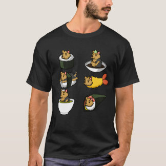 Yorkshireerrier Japanese Food boy Tシャツ