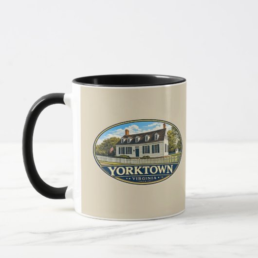 Yorktown, Virginia マグカップ (左)