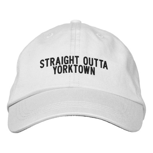 YORKTOWN Virginia Hat 刺繍入りキャップ (正面)