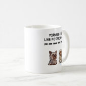 Yorky Mug 2のヨークシャーテリアはポテトチップのようなものである(2yv1) コーヒーマグカップ (正面右)