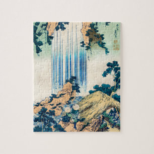 Yoro Waterfall Mino Province by Katsushika Hokusai ジグソーパズル