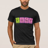 Yosef期別表名のシャツ Tシャツ (正面)