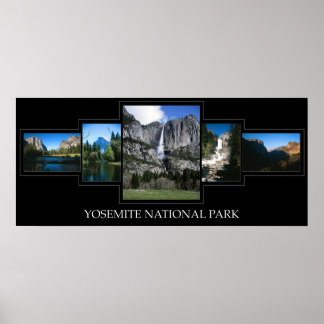 Yosemite Collage ポスター