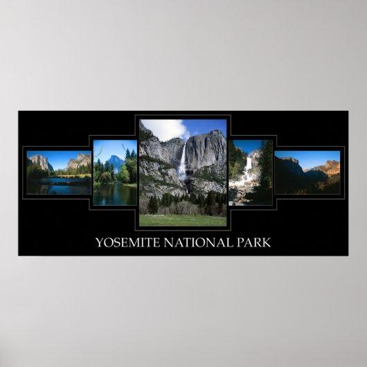Yosemite Collage ポスター (正面)